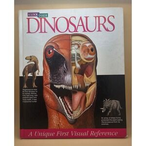 A Look Inside Dinosaurs Book Unique First Visual Reference Kids Learning